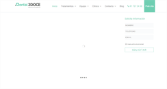 Desktop Screenshot of dentaldosdoce.es
